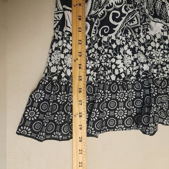 Lots of Love by Speechless black and white boho skirt size Small - Picture 10 of 10